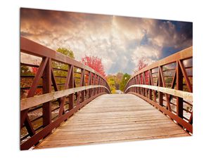 Obraz - drevený most