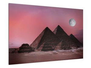 Schilderij - Piramides van Gizeh, Egypte