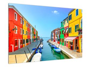 Obraz - Ostrov Burano, Benátky, Taliansko