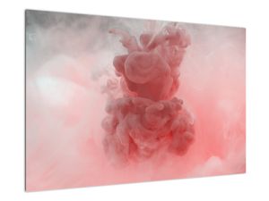 Obraz červeného dymu