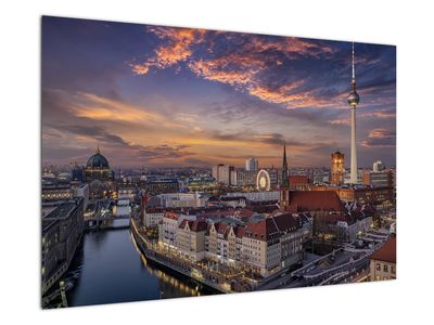Obraz - Zachód słońca nad Berlinem
