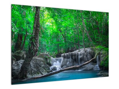 Tablou - Cascada Erawan, Kanchanaburi, Thailanda