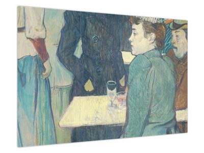 Schilderij - Henri de Toulouse-Lautrec, A Corner of the Moulin de la Galette, reproducties