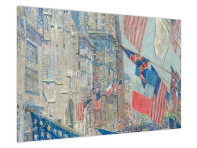 Obraz - Childe Hassam, Allies day, reprodukcje