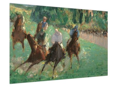 Obraz - Edouard Manet, At the Races, reprodukcje