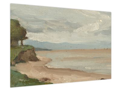 Obraz - Jean-Baptiste-Camille Corot, Beach Near Etretat, reprodukcje