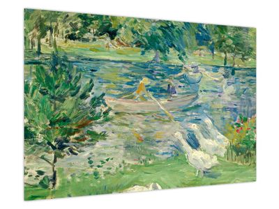 Obraz - Berthe Morisot, Girl in a Boat with Geese, reprodukcje