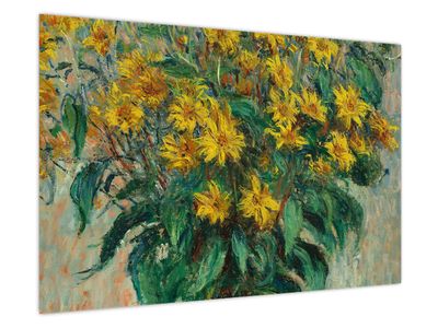 Obraz - Claude Monet, Jerusalem Artichoke Flowers, reprodukcje