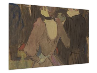 Obraz - Henri de Toulouse-Lautrec, La Goulue and Her Sister, reprodukcje