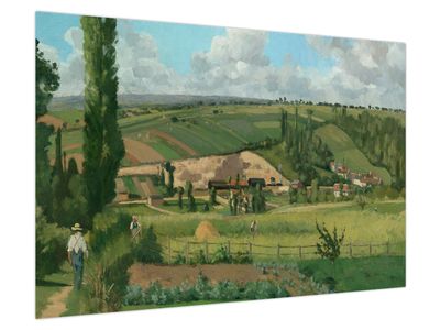 Obraz - Camille Pissarro, Landscape at Les Pâtis, Pontoise, reprodukcia