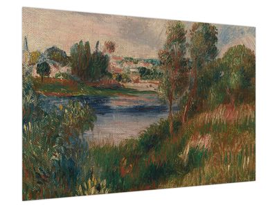 Obraz - Auguste Renoir, Landscape at Vetheuil, reprodukcje