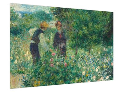 Obraz - Auguste Renoir, Picking Flowers, reprodukcje