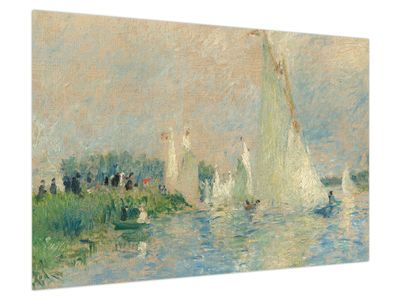 Bild auf Leinwand - Auguste Renoir, Regatta at Argenteuil, Reproduktionen