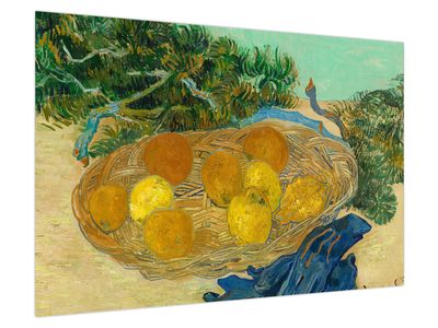 Tablou - Vincent van Gogh, Still Life of  Oranges and Lemons with  Blue Gloves, reproducere