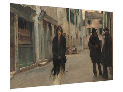 Obraz - John Singer Sargent, Street in Venice, reprodukcje