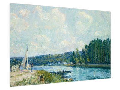 Obraz - Alfred Sisley, The Banks of the Oise, reprodukce