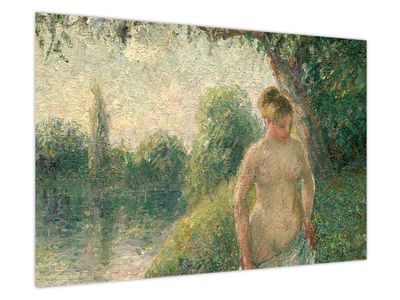 Obraz - Camille Pissarro, The Bather, reprodukcje