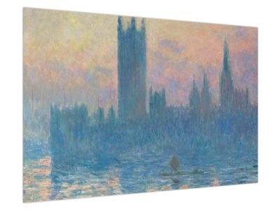 Obraz - Claude Monet, The Houses of Parliament, Sunset, reprodukcje