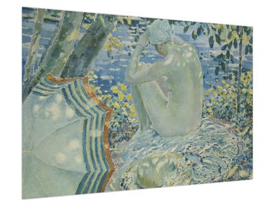 Obraz - Frederick Carl Frieseke, On the Bank, reprodukcje