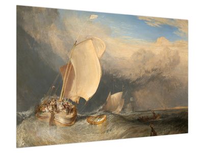 Obraz - William Turner, Fishing Boats with Hucksters Bargaining for Fish, reprodukcje