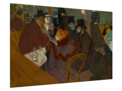 Obraz - Henri de Toulouse-Lautrec, At the Moulin Rouge, reprodukcje