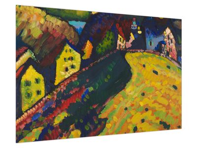 Obraz - Vasily Kandinsky, Houses at Murnau, reprodukcje