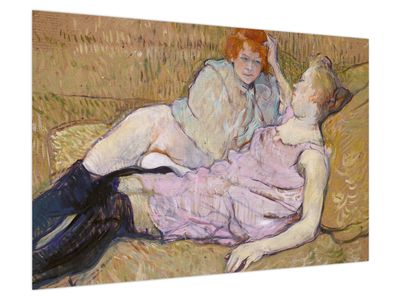 Obraz - Henri de Toulouse-Lautrec, The Sofa