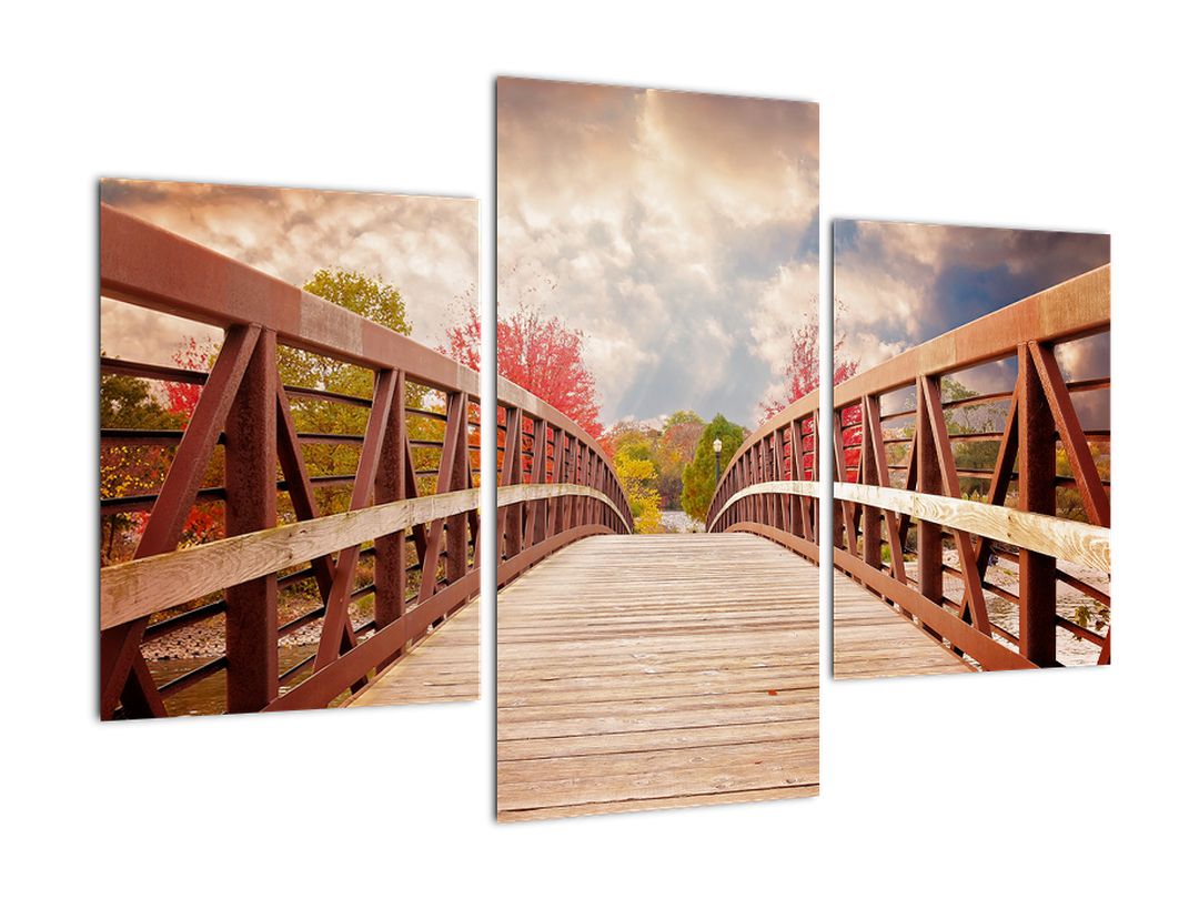 Obraz - dřevěný most (V020592V90603PCS)