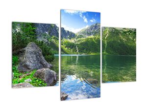 Obraz jazera v Tatrách