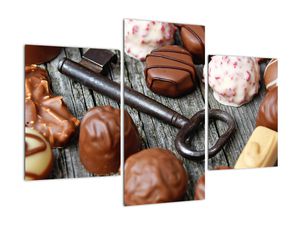 Obraz czekolady i kluczy
