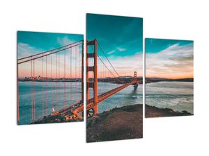 Schilderij - Golden Gate, San Francisco