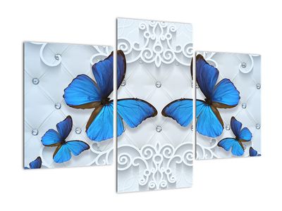Obraz - Modré motýle