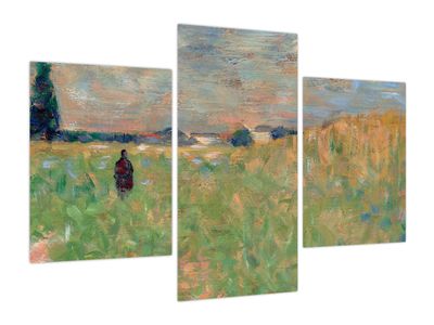 Obraz - Georges Seurat, A Summer Landscape, reprodukcje