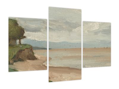 Obraz - Jean-Baptiste-Camille Corot, Beach Near Etretat, reprodukcje