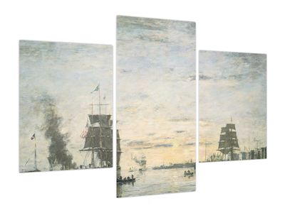 Obraz - Eugène Boudin, Entrance to the Harbor, Le Havre, reprodukcje