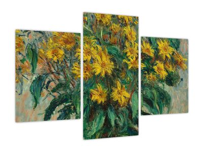 Obraz - Claude Monet, Jerusalem Artichoke Flowers, reprodukcje