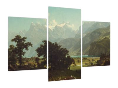 Obraz - Albert Bierstadt, Lake Lucerne, reprodukcje