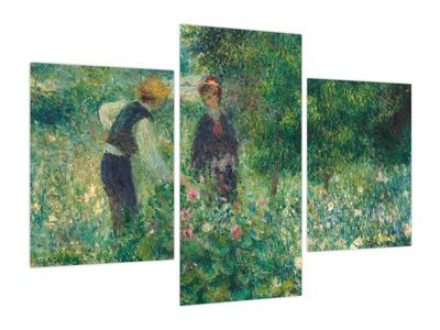 Obraz - Auguste Renoir, Picking Flowers, reprodukcje