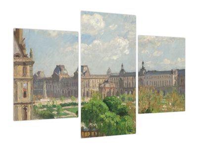 Obraz - Camille Pissarro, Place du Carrousel, Paris, reprodukcje