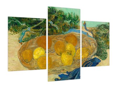 Obraz - Vincent van Gogh, Still Life of  Oranges and Lemons with  Blue Gloves, reprodukcje