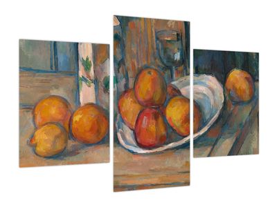 Obraz - Paul Cézanne, Still Life with Milk Jug and Fruit, reprodukcje