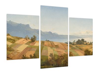 Obraz - Alexandre Calame, Swiss Landscape, reprodukcje