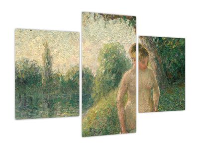 Obraz - Camille Pissarro, The Bather, reprodukcje