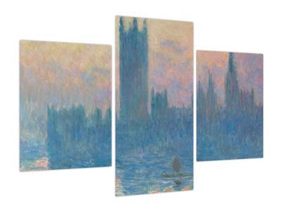 Obraz - Claude Monet, The Houses of Parliament, Sunset, reprodukcje