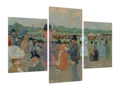 Obraz - Jean-Louis Forain, The Races at Longchamp, reprodukcje