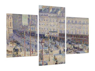 Obraz - Camille Pissarro, The Place du Havre, reprodukcje