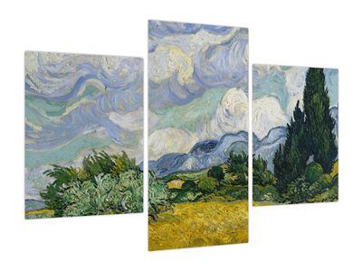 Slika - Vincent van Gogh, Wheat Field with Cypresses, reprodukcije