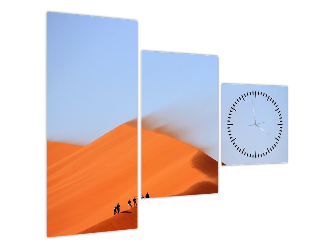 Obraz písečné pouště (s hodinami) (V022729V9070C)