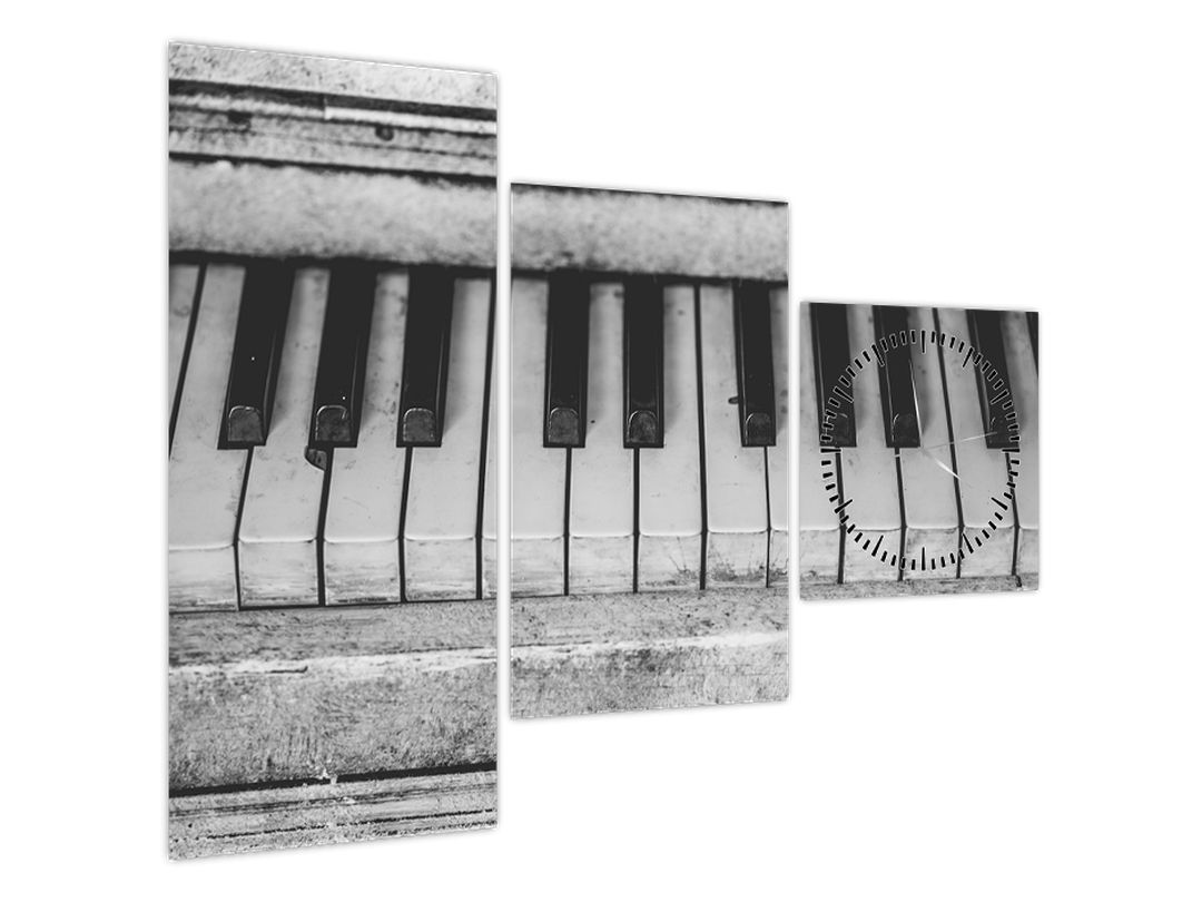 Obraz - Piano (s hodinami) (V022731V9070C)