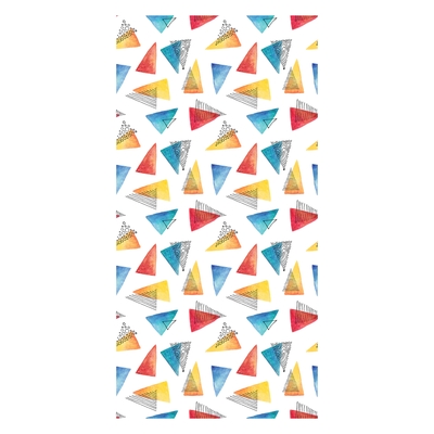 Behang - Bonte driehoeken (T110027)